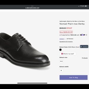 COPY - Allen Edmonds Nomad Pl Toe